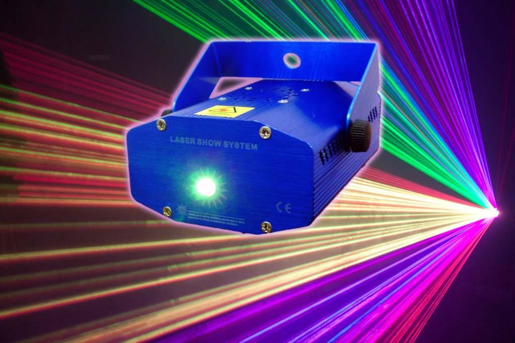 Лазерный цветомузыкальный проектор