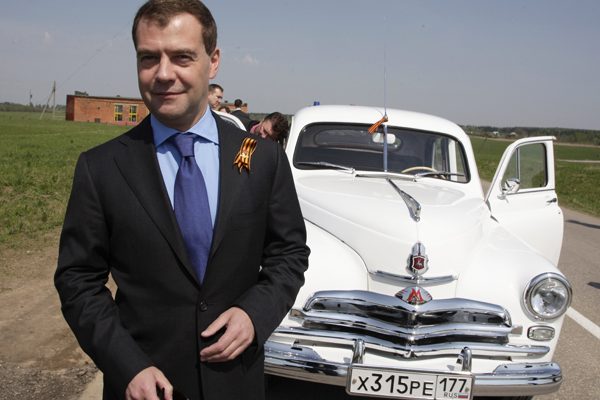 Машина Дмитрия Медведева